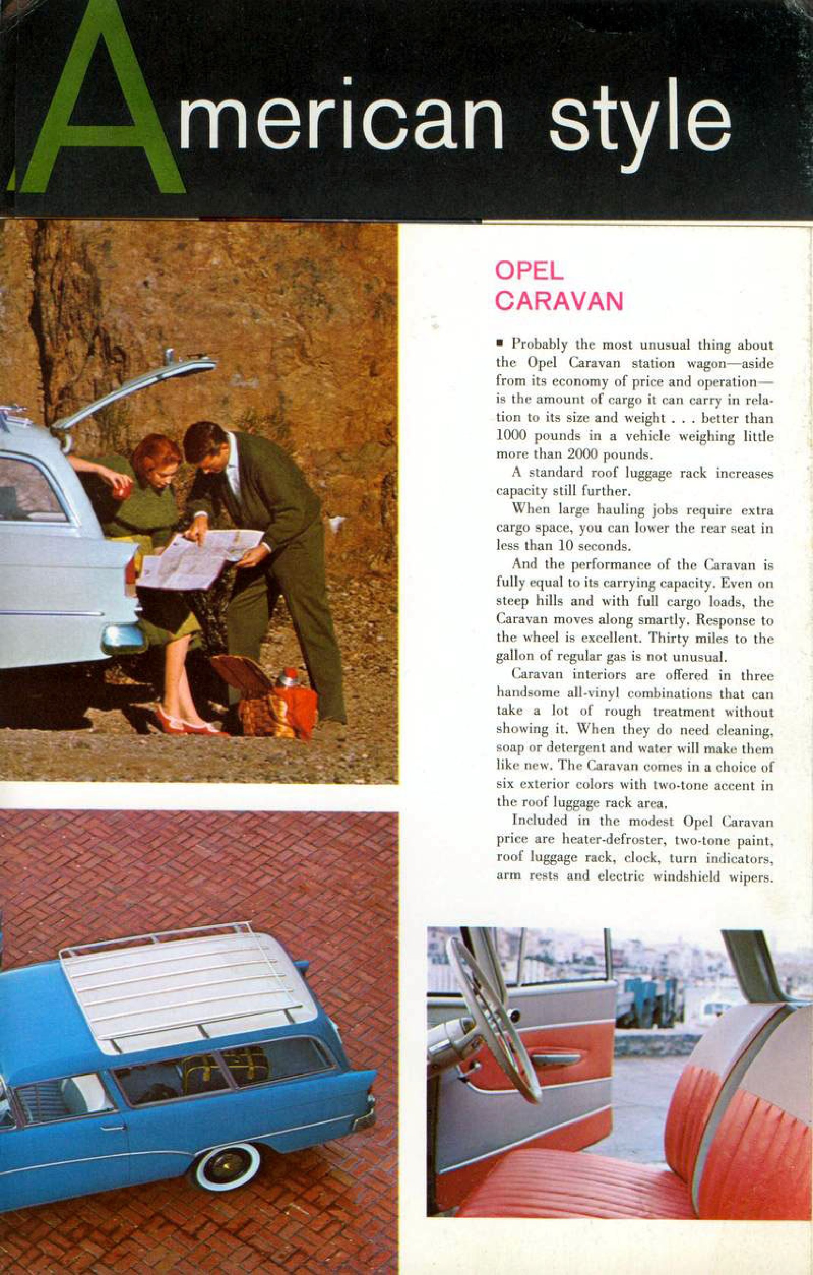 1960 Opel Rekord Brochure Page 5